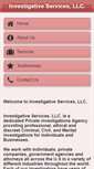 Mobile Screenshot of investigativeservicesllc.com